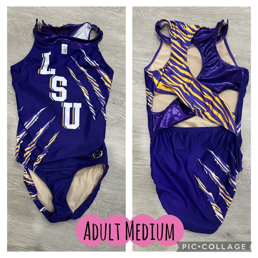 LSU gymnastics leotard